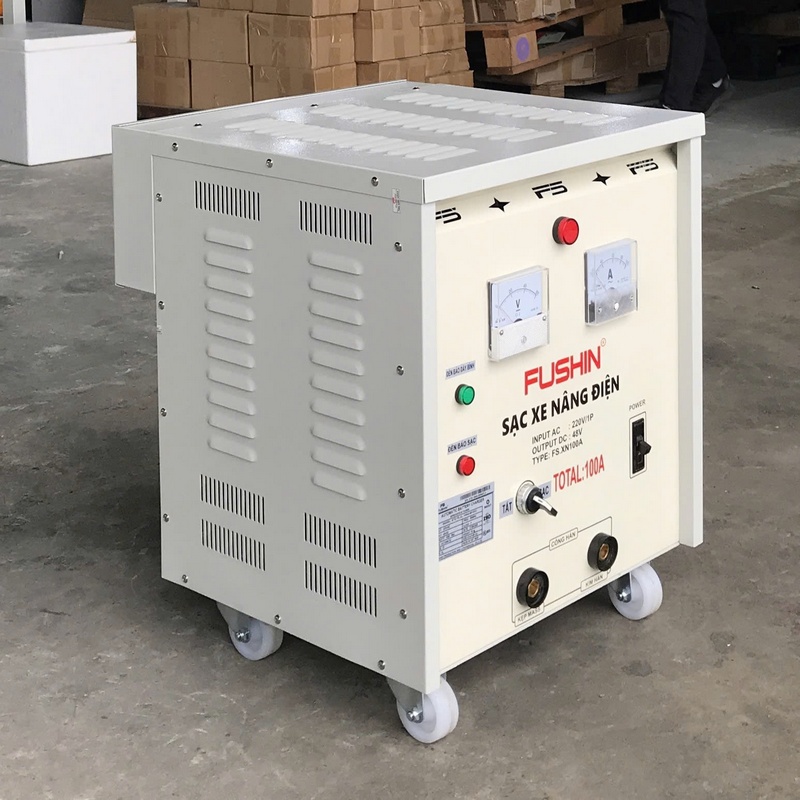 Máy sạc xe nâng FUSHIN 100A