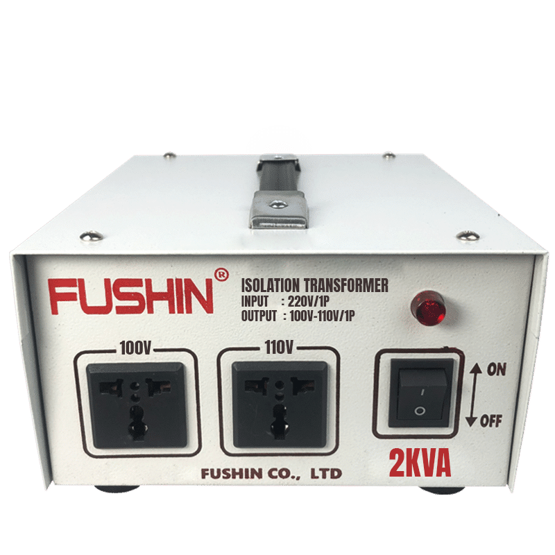 Biến áp cách ly 1 pha 220V-110V 2KVA FUSHIN