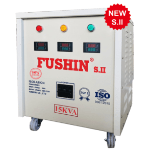 Biến áp 3 pha cách ly 15kva 380V/220V-200V dây đồng Fushin